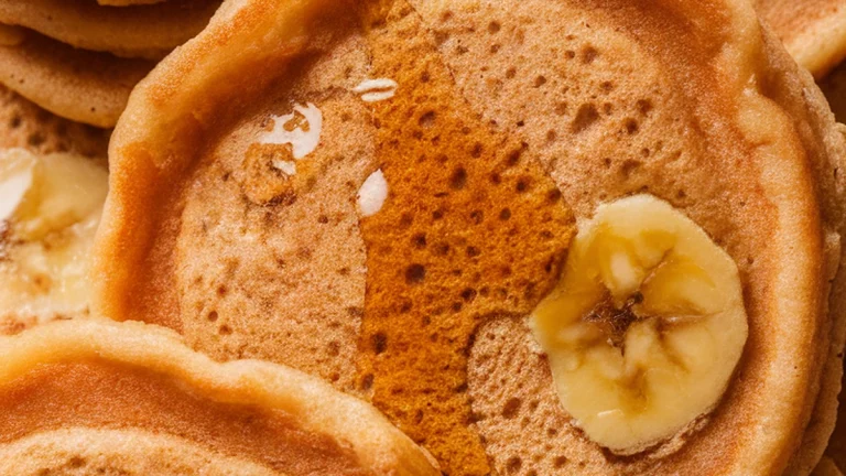 Peanut Butter Protein Banana Pancakes - Featured