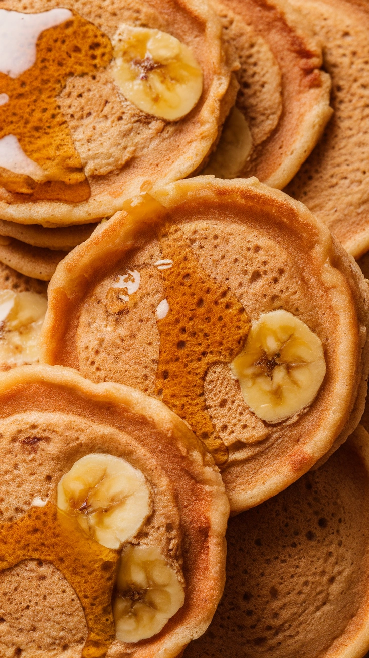 Peanut Butter Protein Banana Pancakes