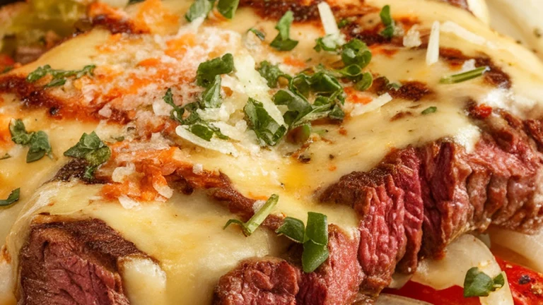 Philly Cheesesteak Skillet Bowl - Featured