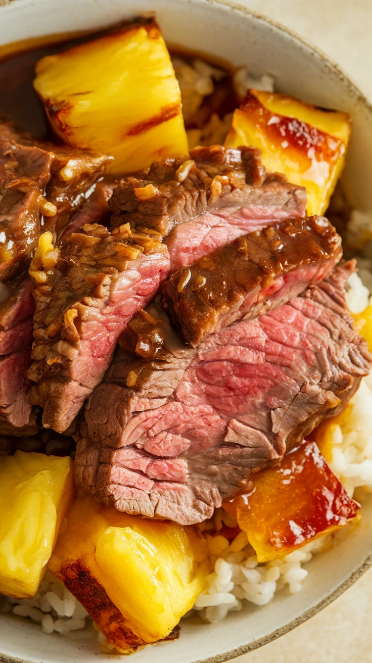 Pineapple Teriyaki Beef Bowl