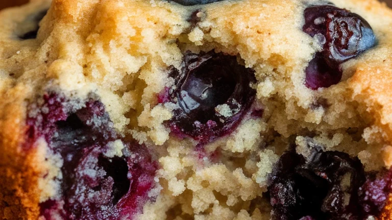 Quinoa Flour Blueberry Muffins - Featured