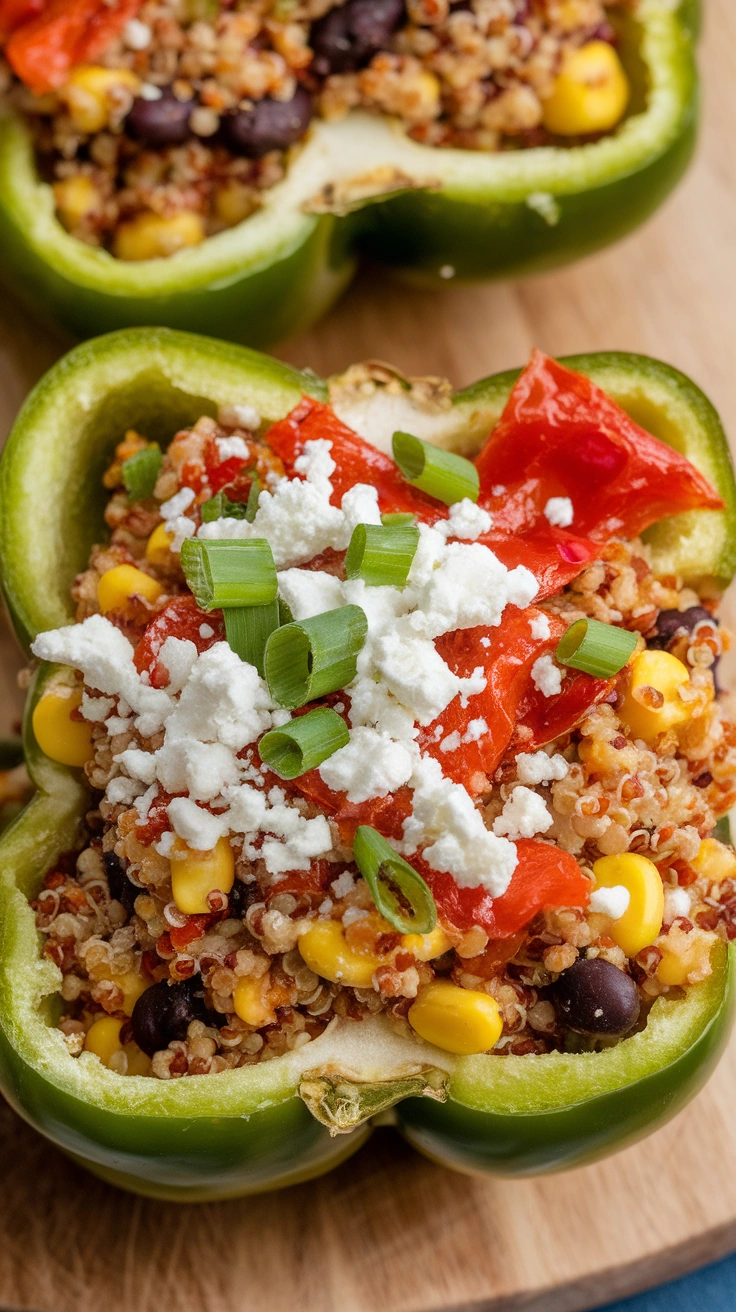 Quinoa Stuffed Bell Peppers