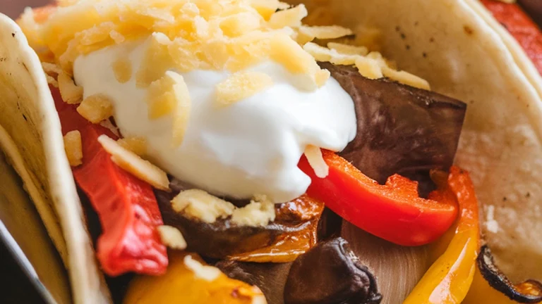 Roasted Vegetable Breakfast Tacos - Featured