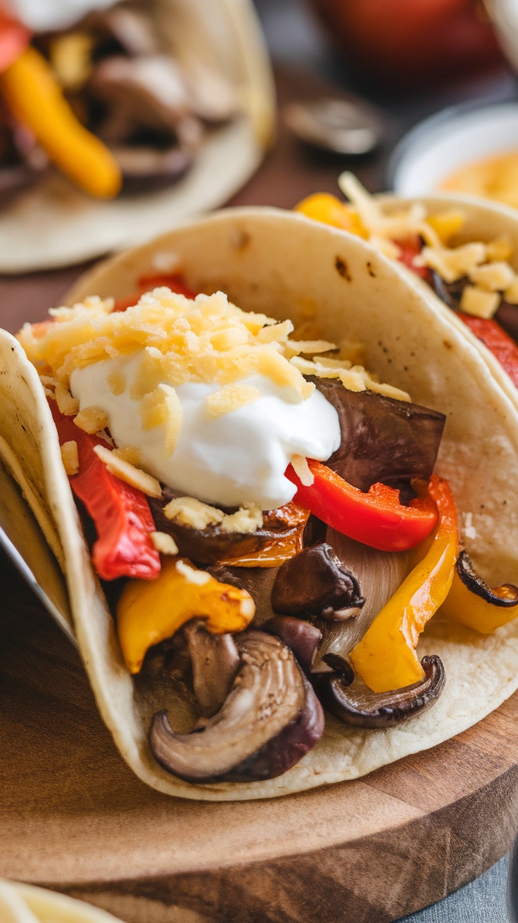Roasted Vegetable Breakfast Tacos