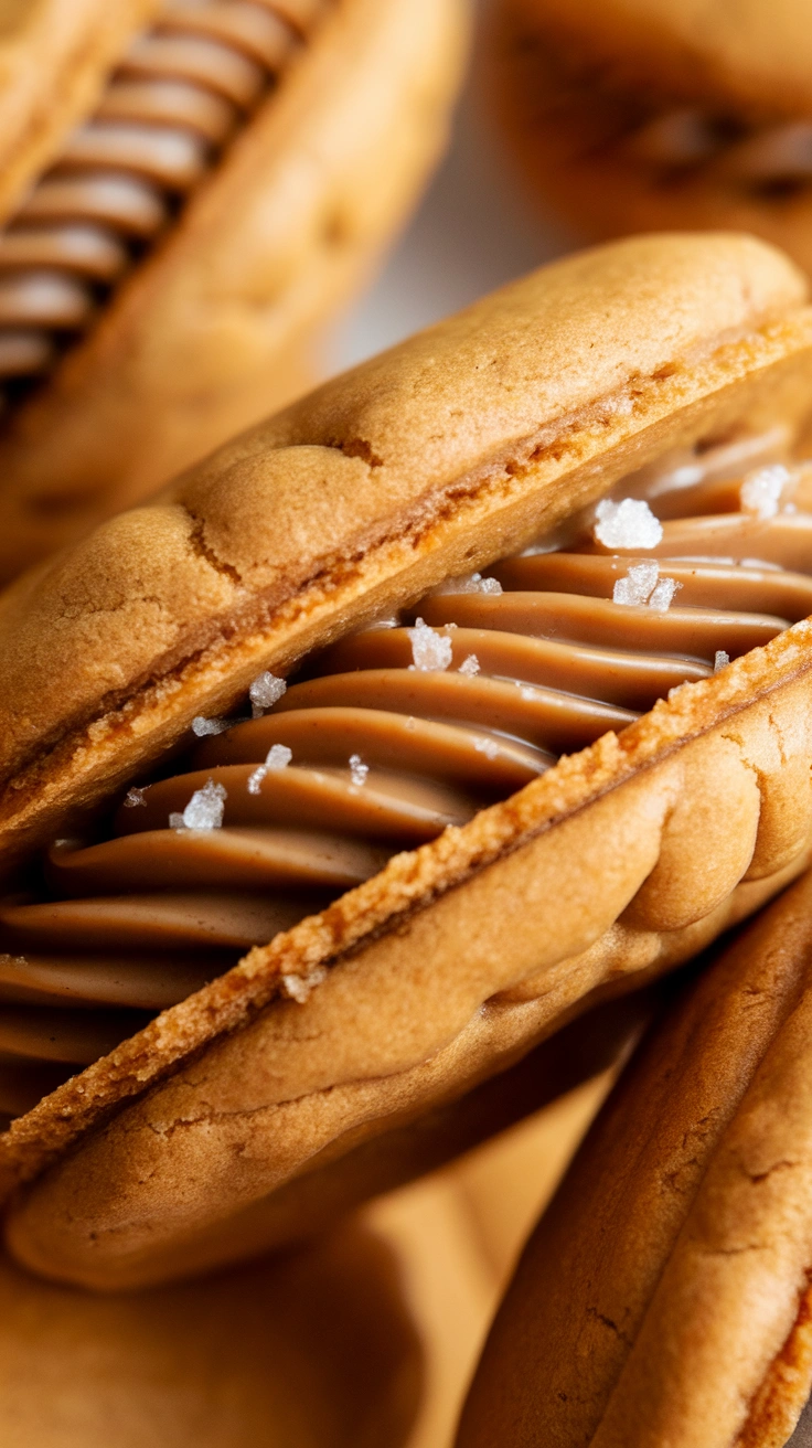 Salted Caramel Brown Sugar Whoopie Pies