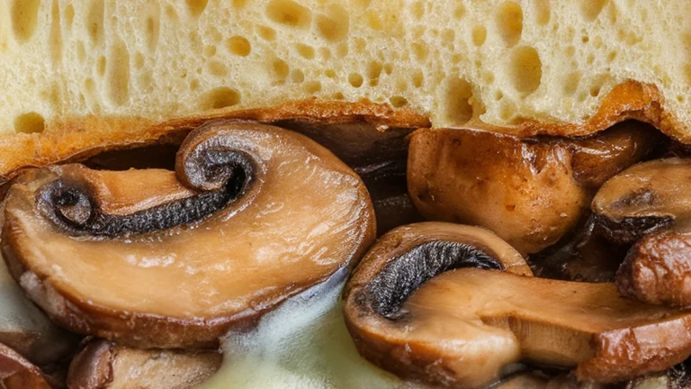 Sautéed Mushroom and Gruyère Bagel - Featured