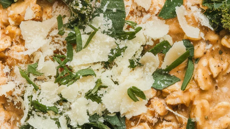 Savory Steel Cut Oats with Kale and Parmesan - Featured