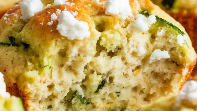 Savory Zucchini and Feta Muffins - Featured