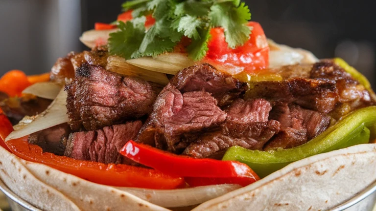 Sizzling Steak Fajita Burrito Bowl - Featured