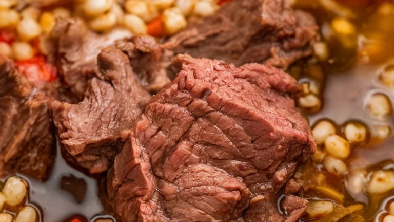 Slow Cooker Beef and Barley Stew - Featured