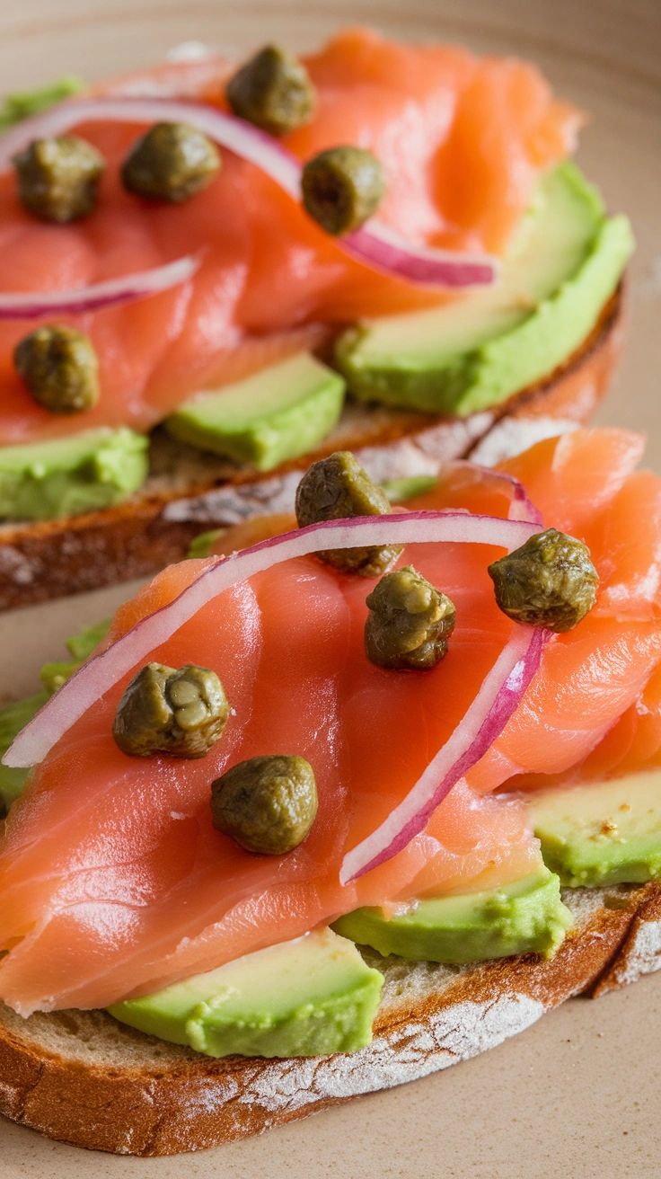 Smoked Salmon and Avocado Toast