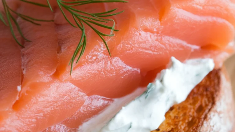 Smoked Salmon and Dill Cream Cheese Toast - Featured