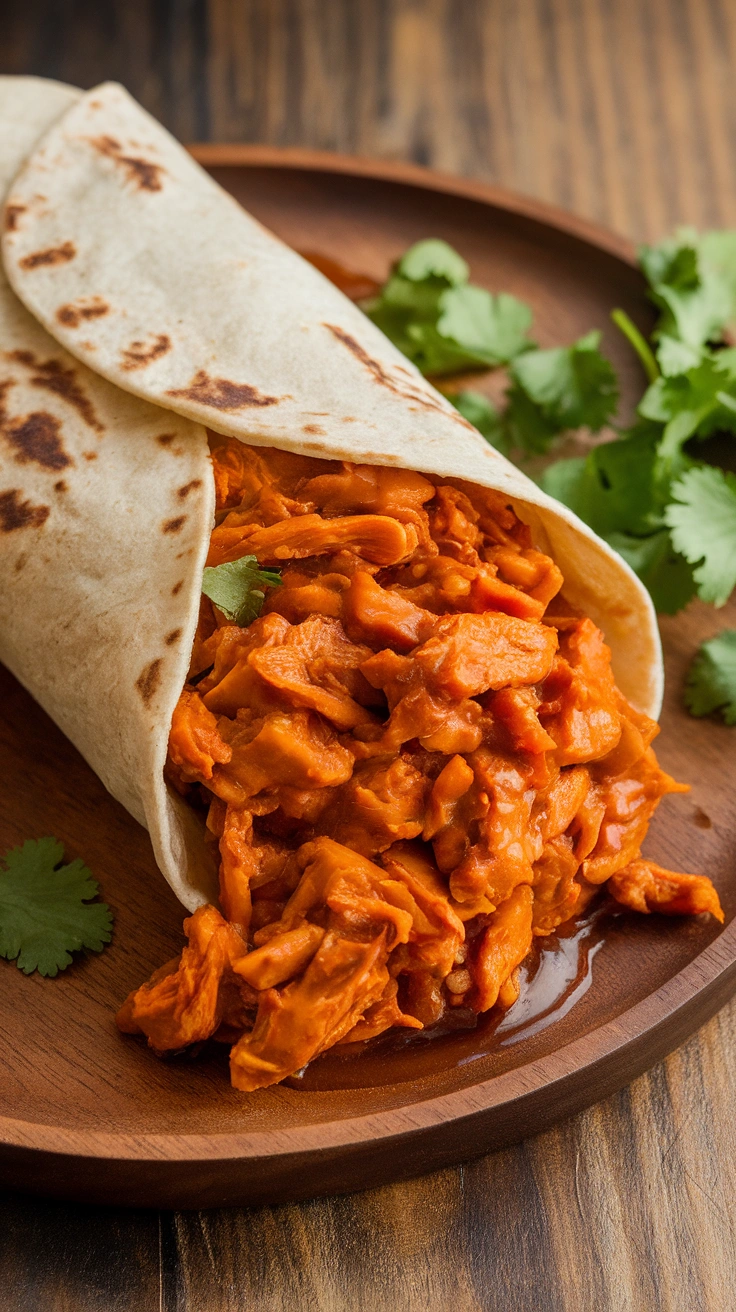 Smoky Chipotle Jackfruit Burritos