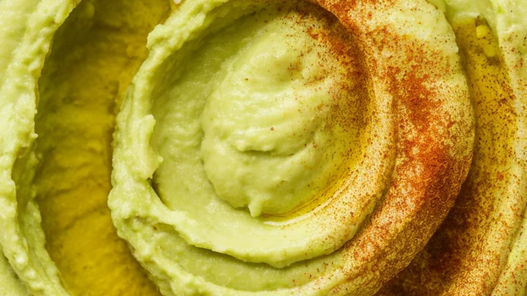 Smooth Avocado Hummus - Featured