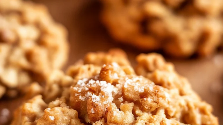 Soft Apple Pie Oatmeal Cookies - Featured
