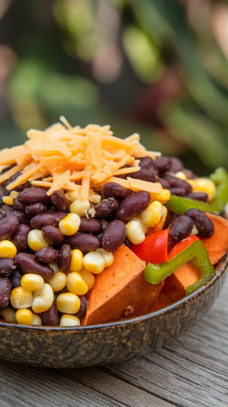 Southwest Black Bean and Sweet Potato Bowl