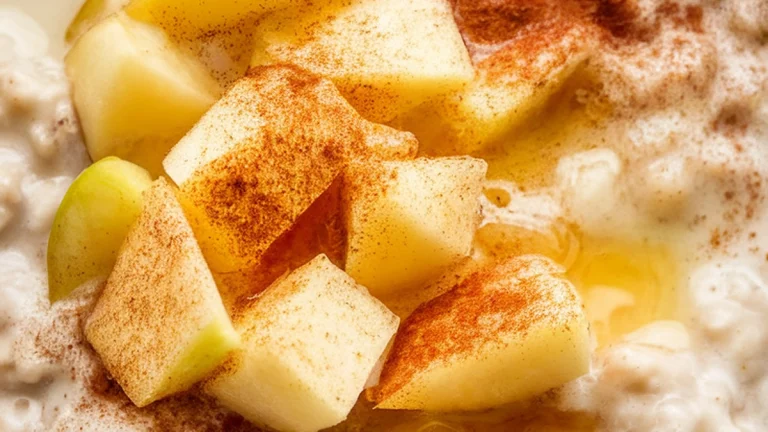 Spiced Apple Steel-Cut Oats Bowl - Featured