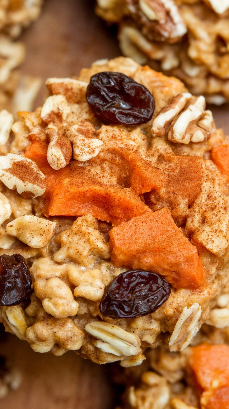 Spiced Carrot Cake Breakfast Cookies