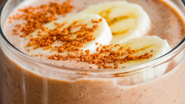 Spiced Chai Banana Smoothie - Featured