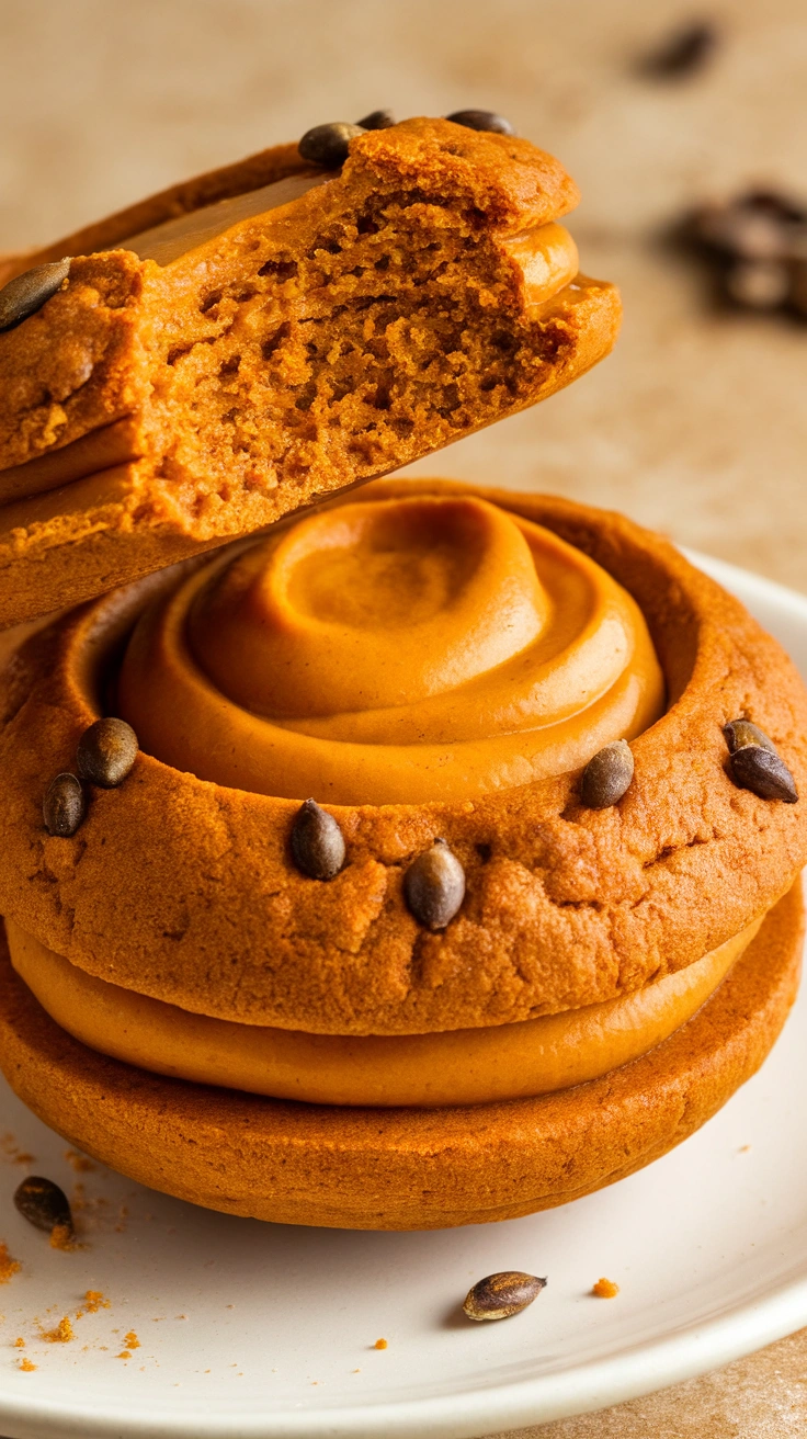 Spiced Pumpkin Maple Whoopie Pies