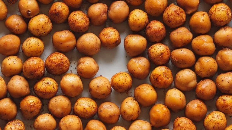 Spicy Cumin Roasted Chickpeas - Featured