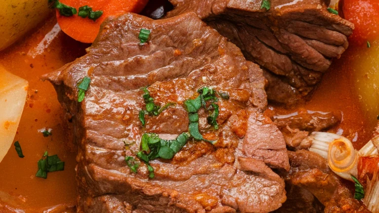 Spicy Korean-Style Beef Stew - Featured