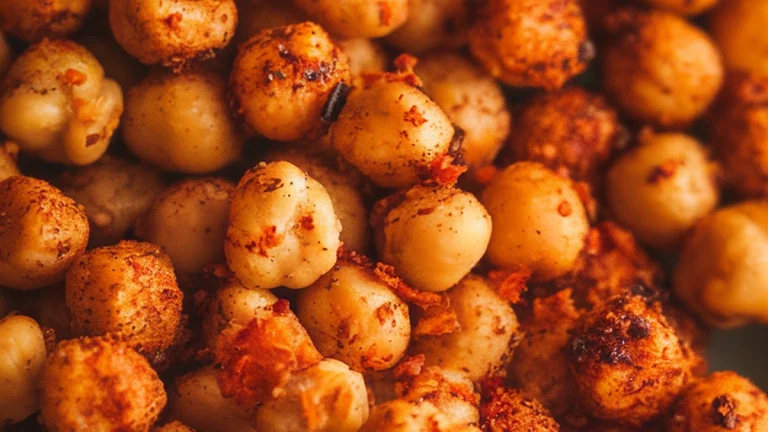 Spicy Roasted Chickpeas - Featured