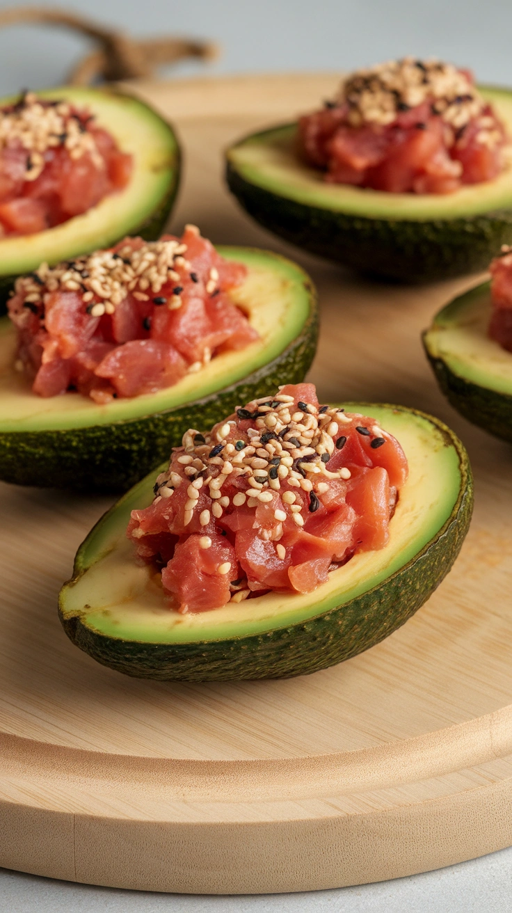 Spicy Tuna Avocado Boats