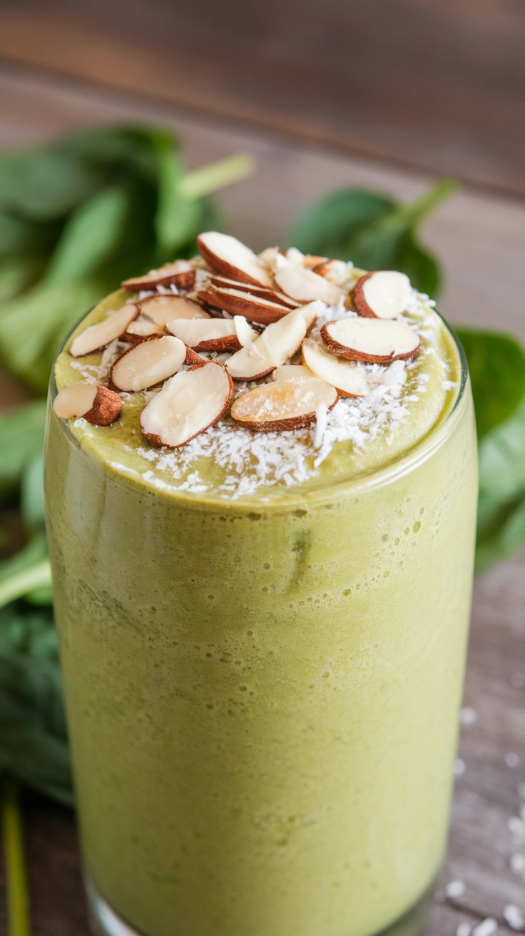 Spinach and Avocado Green Smoothie
