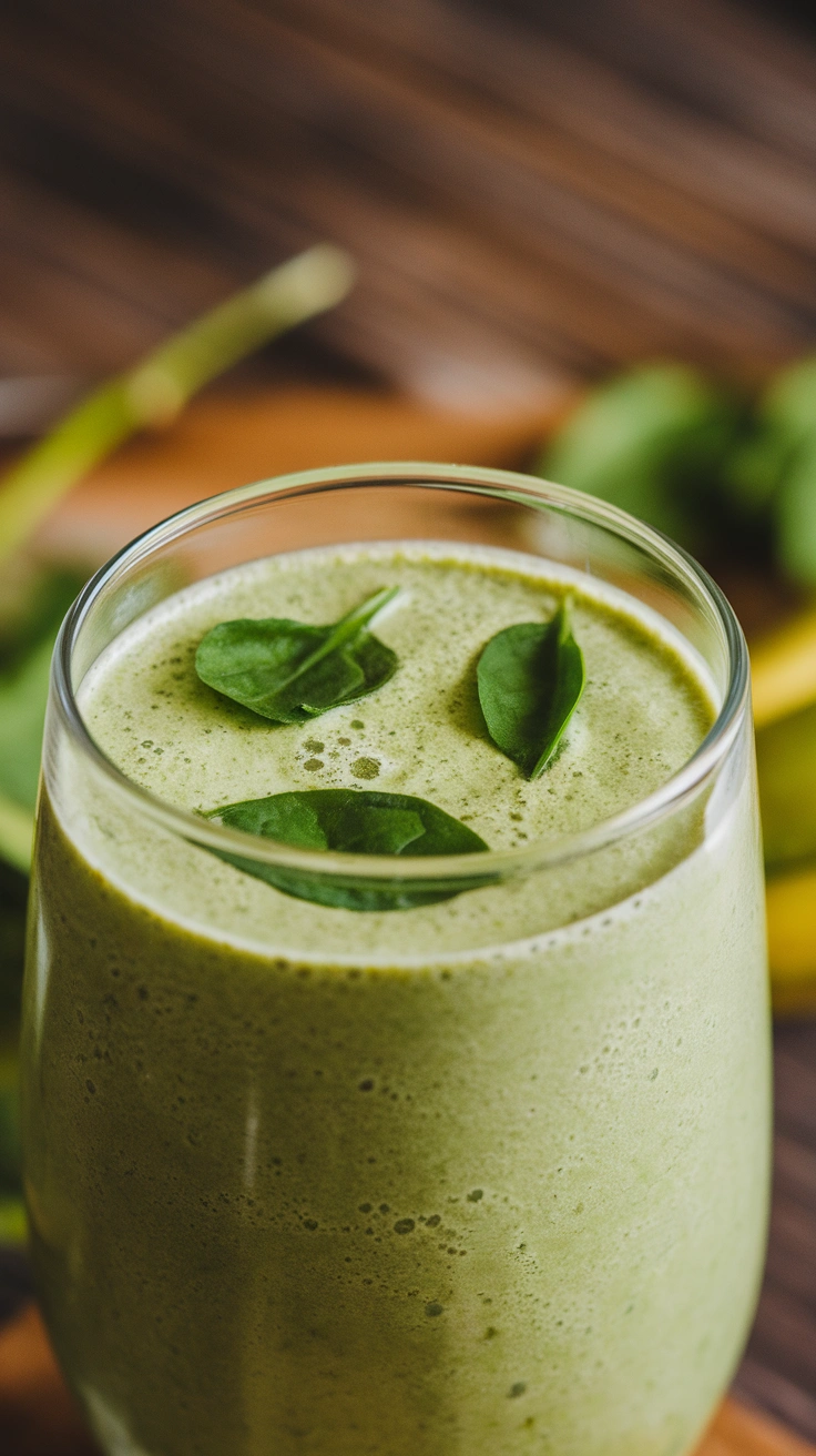 Spinach and Banana Green Smoothie