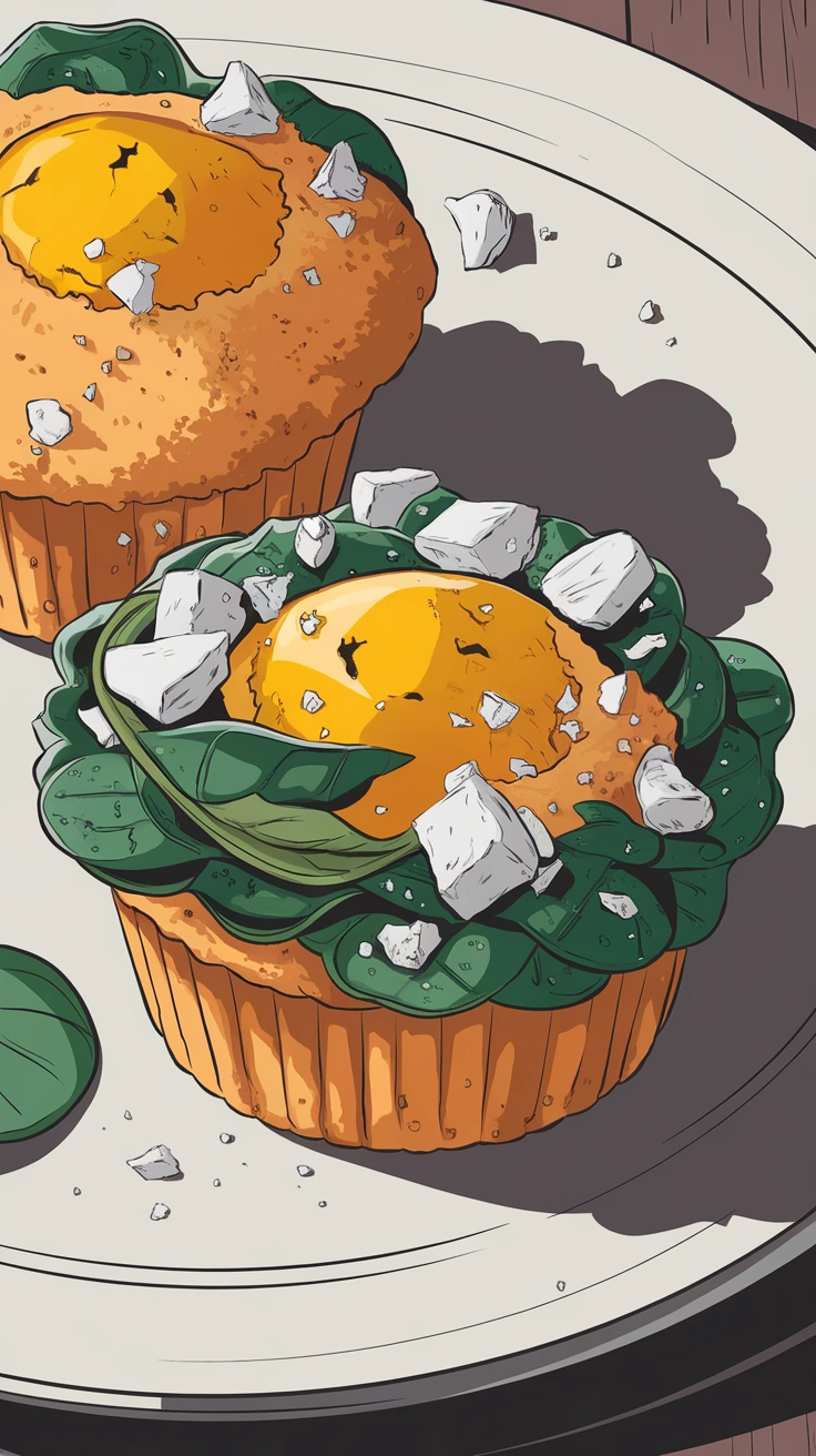Spinach and Feta Egg Muffins