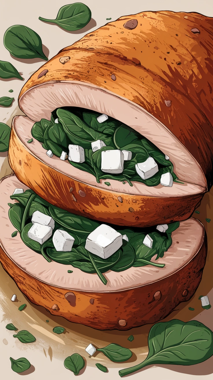 Spinach and Feta Stuffed Chicken