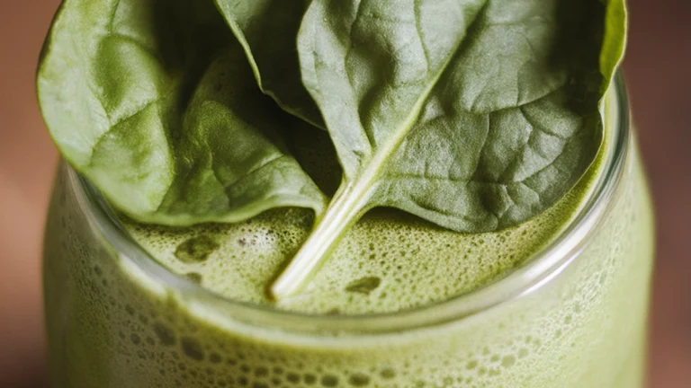 Spinach Banana Green Smoothie - Featured