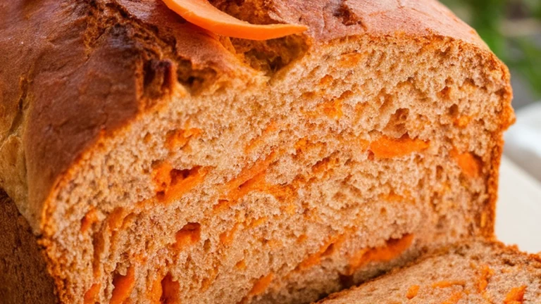 Sprouted Wheat and Carrot Loaf - Featured