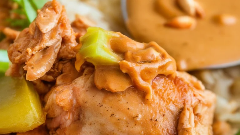 Thai Peanut Chicken Bowl - Featured