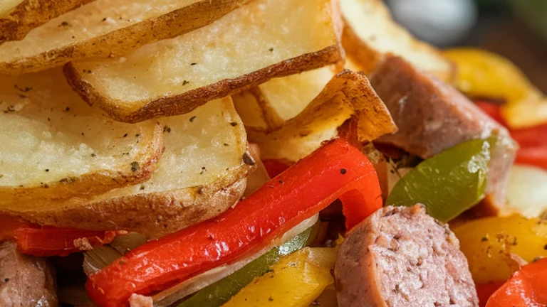 Turkey Sausage and Pepper Hash Bowl - Featured