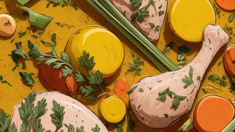 Turmeric Chicken and Vegetable Soup - Featured