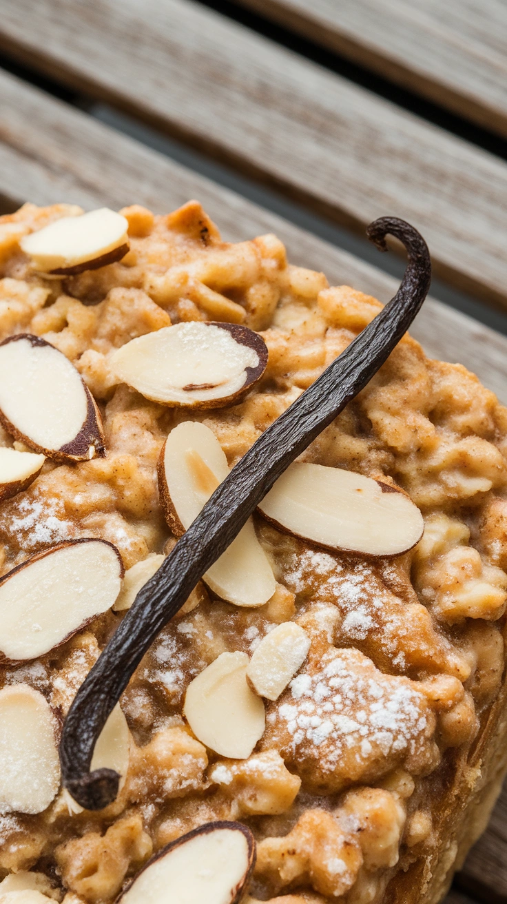 Vanilla Almond Crunch Baked Oatmeal