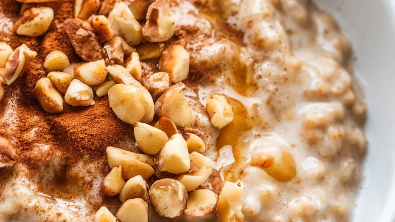 Warm Spiced Oatmeal - Featured