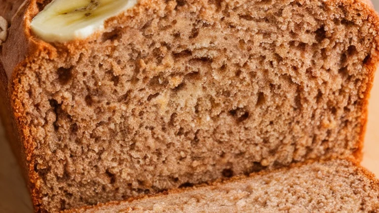 Whole Wheat Oatmeal Banana Bread - Featured