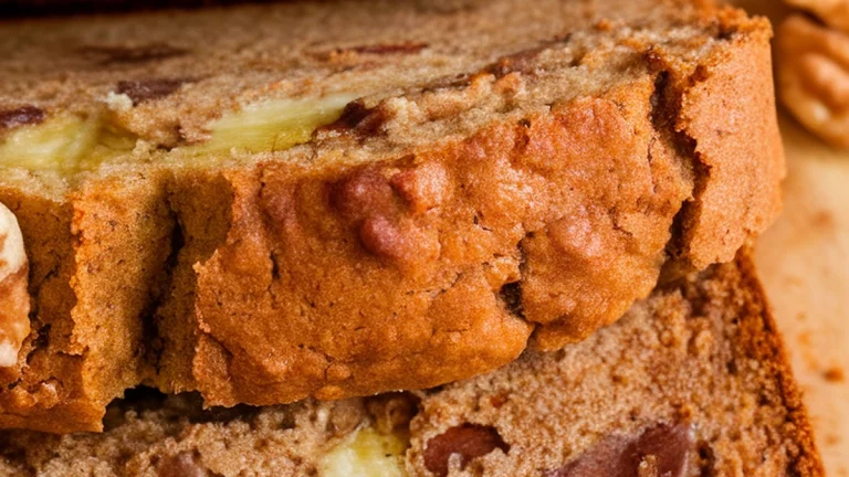 Whole Wheat Walnut Banana Bread - Featured