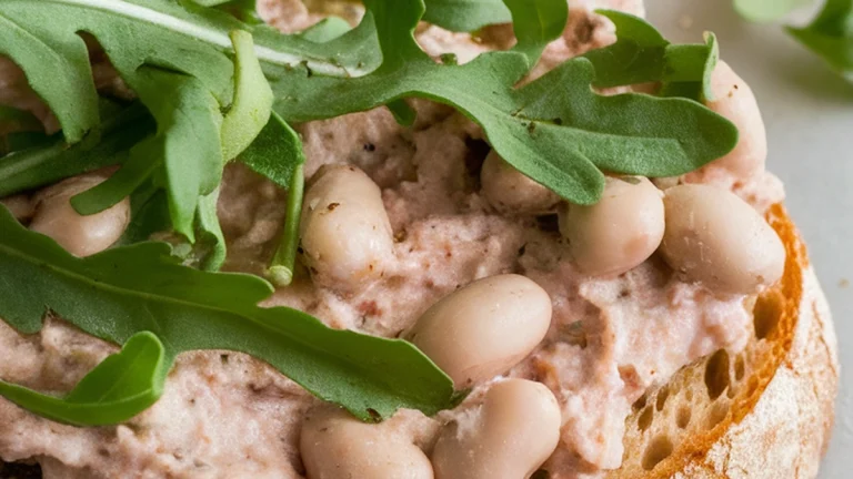 Zesty White Bean and Arugula Toast - Featured