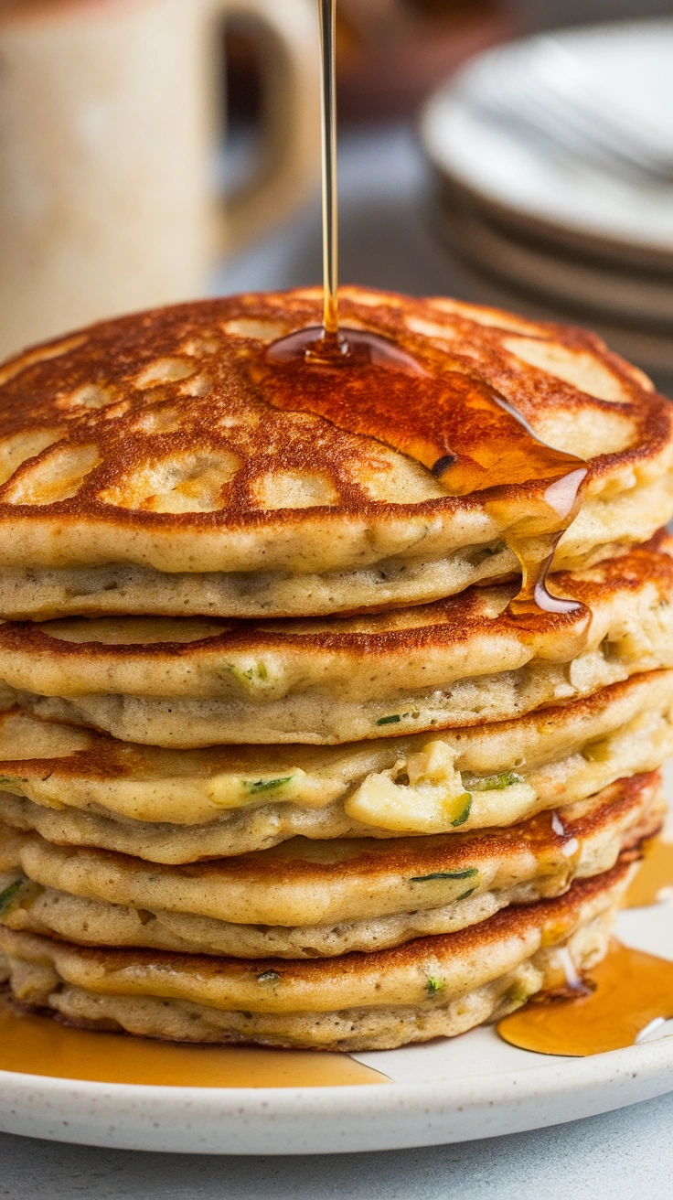 Zucchini Bread Banana Pancakes