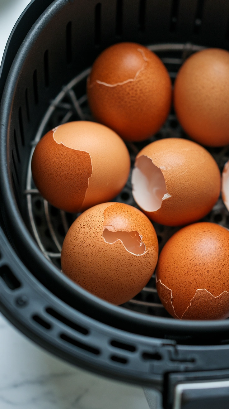 Easy Air Fryer Hard Boiled Eggs