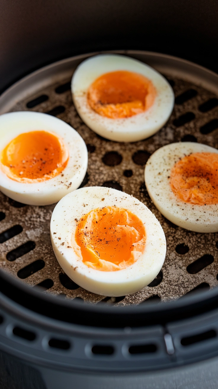 Air Fryer Hard-Boiled Eggs