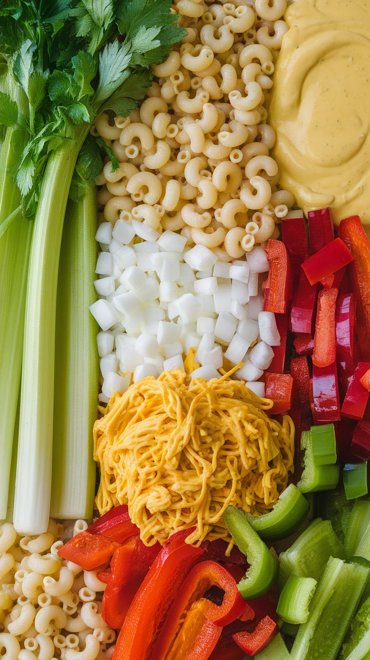 Sweet and Creamy Amish Macaroni Salad