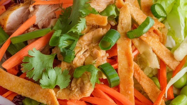 Asian Salad with Chicken - Featured