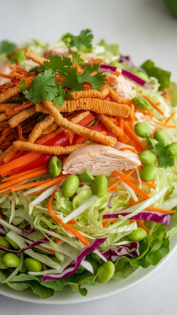 Crunchy Asian Chopped Chicken Salad