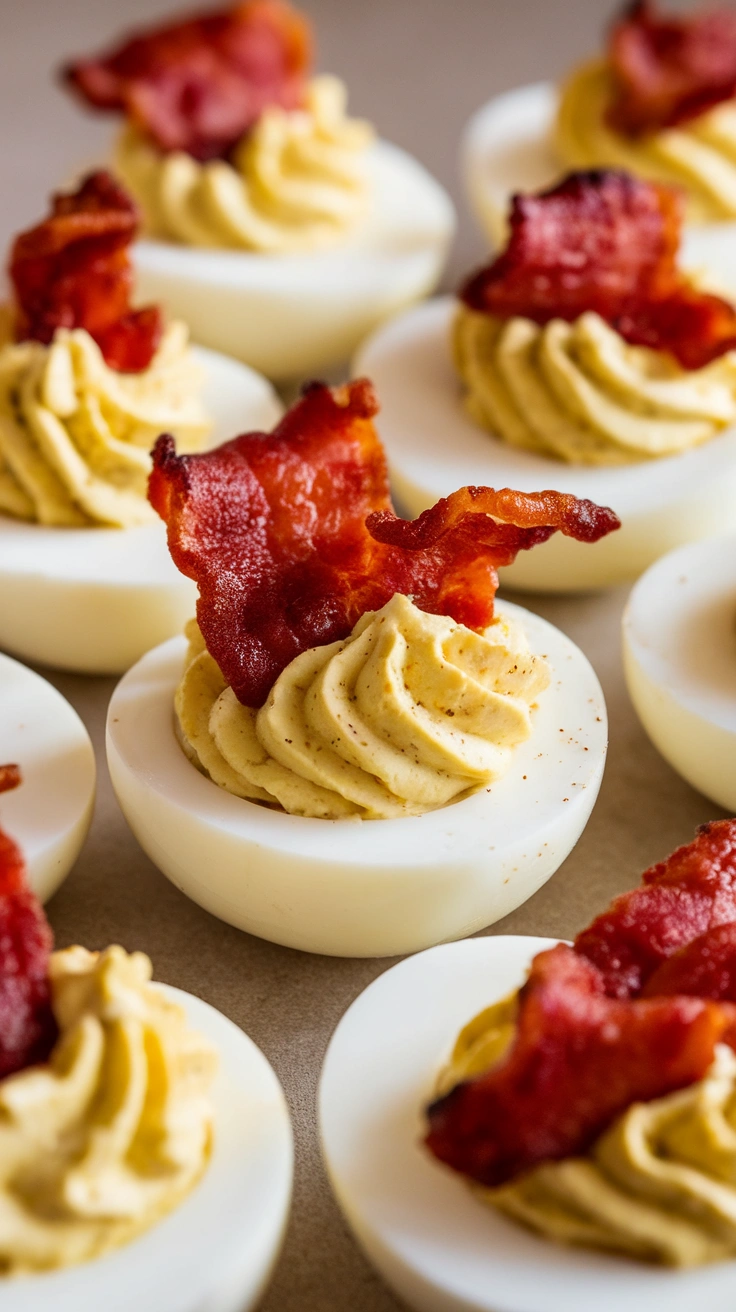 Horseradish Deviled Eggs