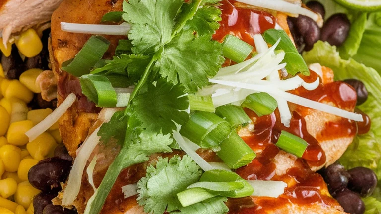 BBQ Chicken Salad (CPK Copycat) - Featured